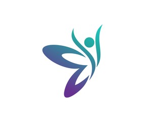 Butterfly logo - 118900293