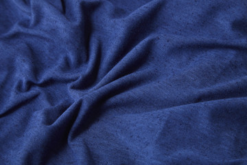 A full page of blue marl fabric texture