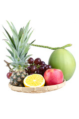 fresh fruit isolate photo on white background