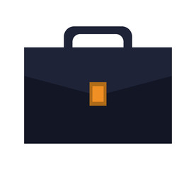 suitcase bag travel luggage business icon. Flat and Isolated design. Vector illustration