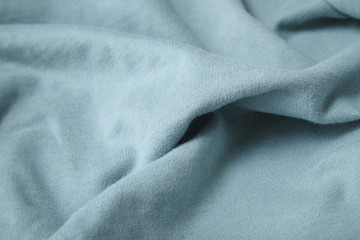 A full page of blue sweat fabric texture