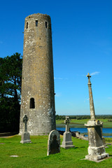 O'Rourke Tower, Clonmacnoise, Ireland