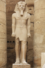 Ramesses II Statue Luxor Temple Egypt