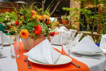 Objects: Table setting for a party