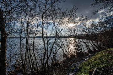 Backlight, Bracciano Lake, Rome, Italy