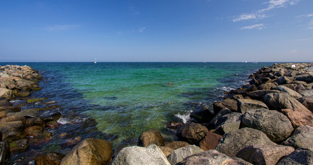 Baltic Sea, rocks, beautiful landscape.