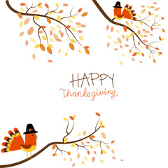 Happy Thanks giving vector. illustration EPS10.