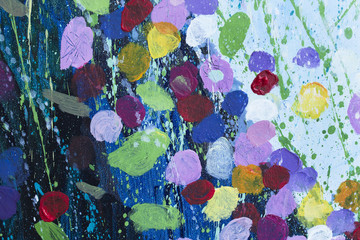 Abstract Acrylic Painted Background