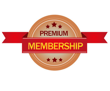 Premium membership stamp