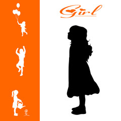 Girl silhouette