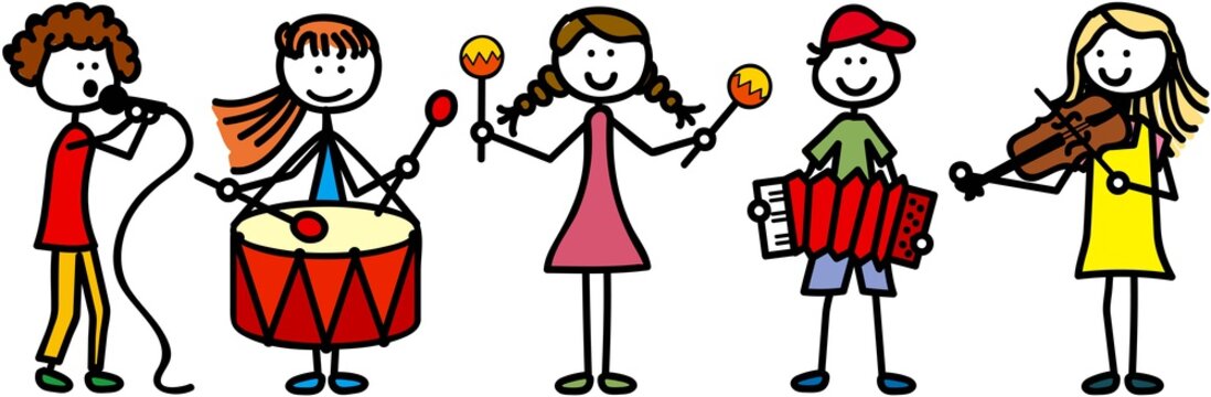 Kinder beim musizieren