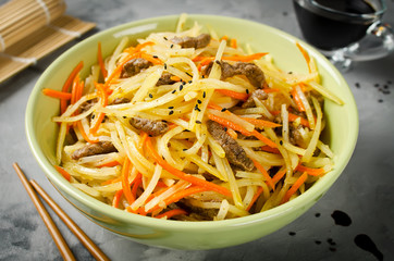 Asian food - potato salad kamdi-cha