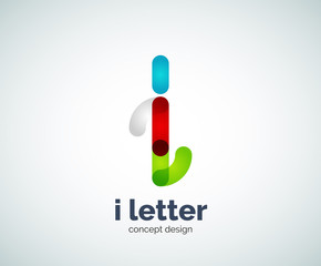 Letter i logo