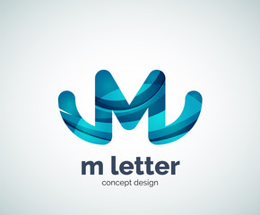 Fototapeta premium Letter m logo