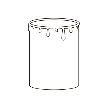 Paint can illustration