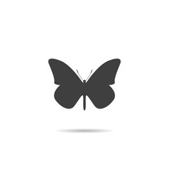 Icon, Silhouette of a butterfly.