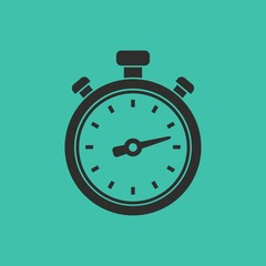 Stopwatch vector icon.