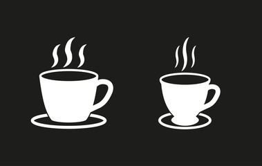 Coffee cup vector icon.