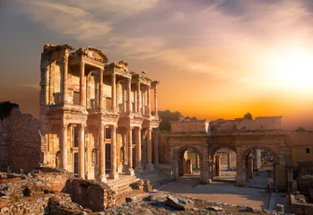 Photo sur Plexiglas Rudnes Bibliothèque Celsus à Ephèse, Turquie
