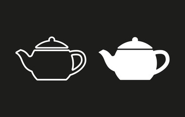 Tea vector icon.