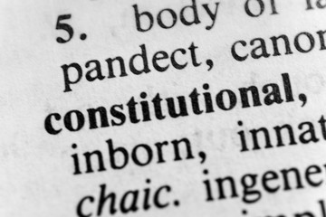 Obraz premium Constitutional