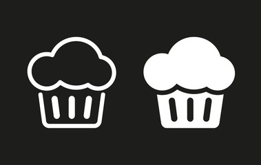 Cake - vector icon.