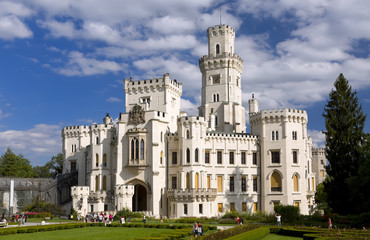 Hluboka Castle is one of the most beautiful castles of the Czech Republic