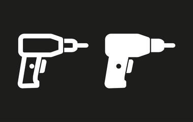 Drill - vector icon.