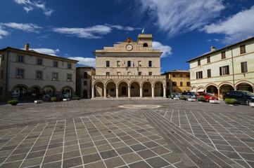 Montefalco, Umbria, Italy -  main square