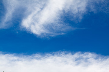Fototapeta premium Beautiful blue sky and clouds.