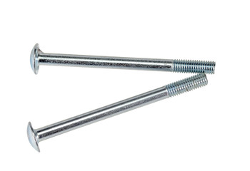 screws isolated on the white