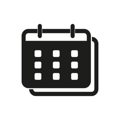 Planning calendar - vector icon.