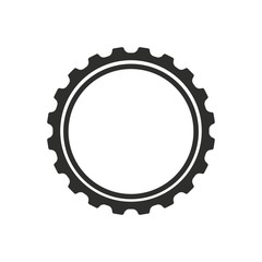 Bottle cap - vector icon.