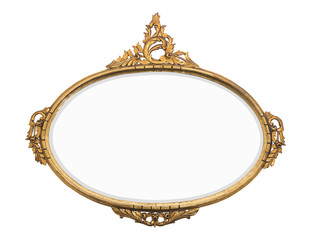 vintage gold mirror