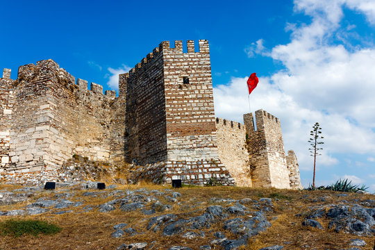 Ayasuluk Castle in Selcuk. Turkey