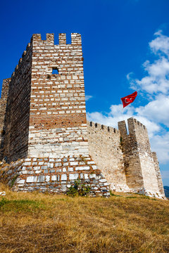Selcuk Castle on the Ayasoluk hill. Turkey