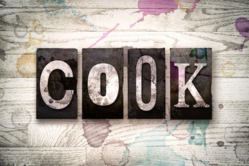 Cook Concept Metal Letterpress Type