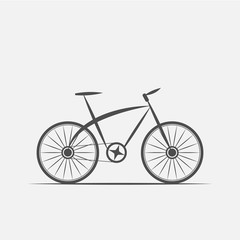 bike in grayscale