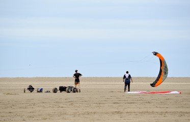 Obraz premium Char à voile