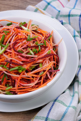 salad of shredded vegetables