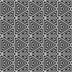 Seamless pattern of geometric shapes.