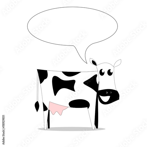 kuh in der sprechblase malvorlage Coloring and Malvorlagan