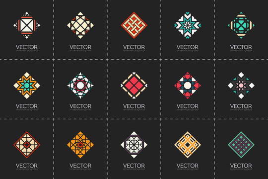 Vector geometric symbols