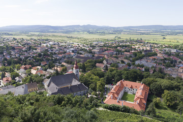 Fototapeta na wymiar View from the castle of Sümeg in Hungary