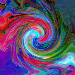 Fototapeta na wymiar Abstract coloring background of the sunrise gradient with visual wave and twirl effects
