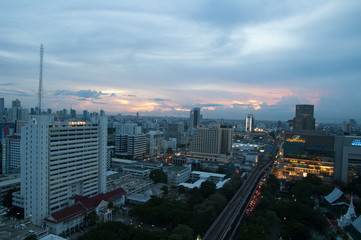 Obraz premium Futuristic metropolis, Bangkok ,Thailand