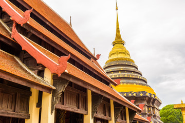 Wat Phra That Lampang Luang temple in Lampang, Thailand.