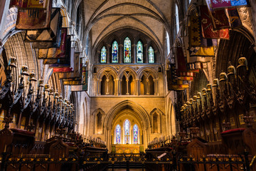 St. Patrick Cathedral Front Interior Dublin Ireland Famous Architecture