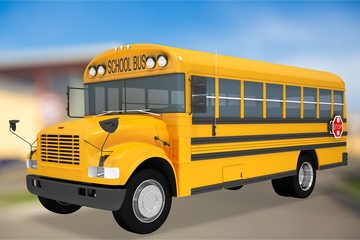 Plakat School bus.