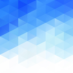 Blue Grid Mosaic Background, Creative Design Templates